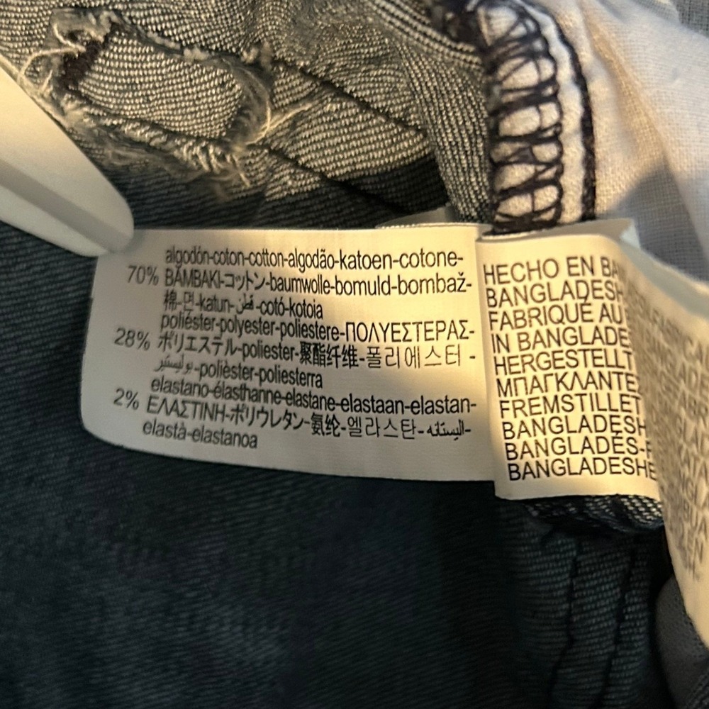 Zara Boys Distressed Dark Wash Denim Jeans Size 2-3 Years CM 98 Blue Pants 1578 - Picture 10 of 12